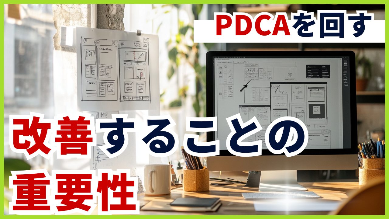 【PDCAを回す】改善することの重要性